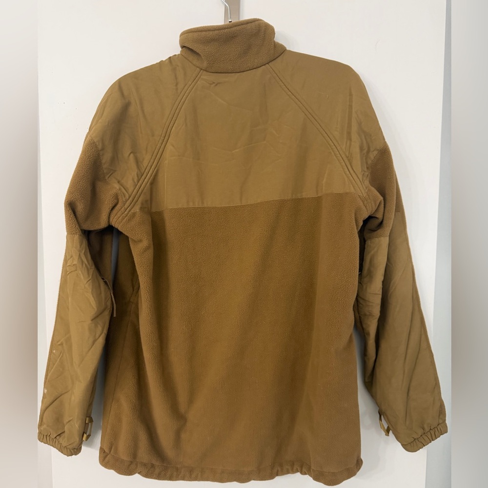 U.S. Navy Parka Liner Working Uniform Men Small Tan Full Zip Tactical Sweatshirt - Picture 5 of 7